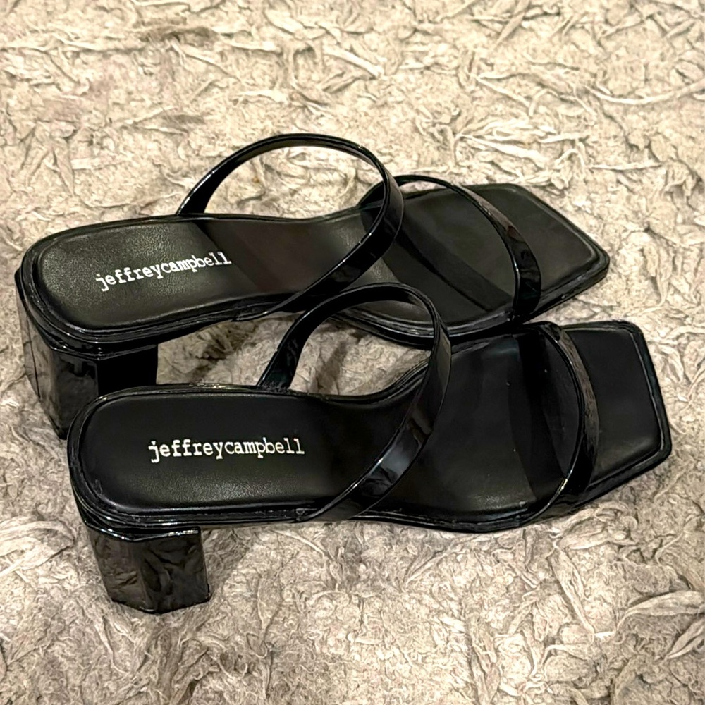 JEFFREY CAMPBELL BLOCK HEELS size 8